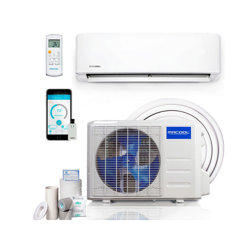 4th Gen and 9k BTU Heat Pump Condenser & Wall Mount Mount Air Handler