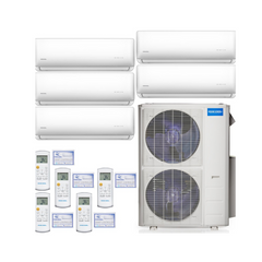 DIY Mini Spilt-48000 BTU 4 Zone Ductless Air Conditioner and Heatpump